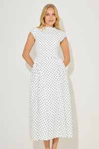 White Polka Dot