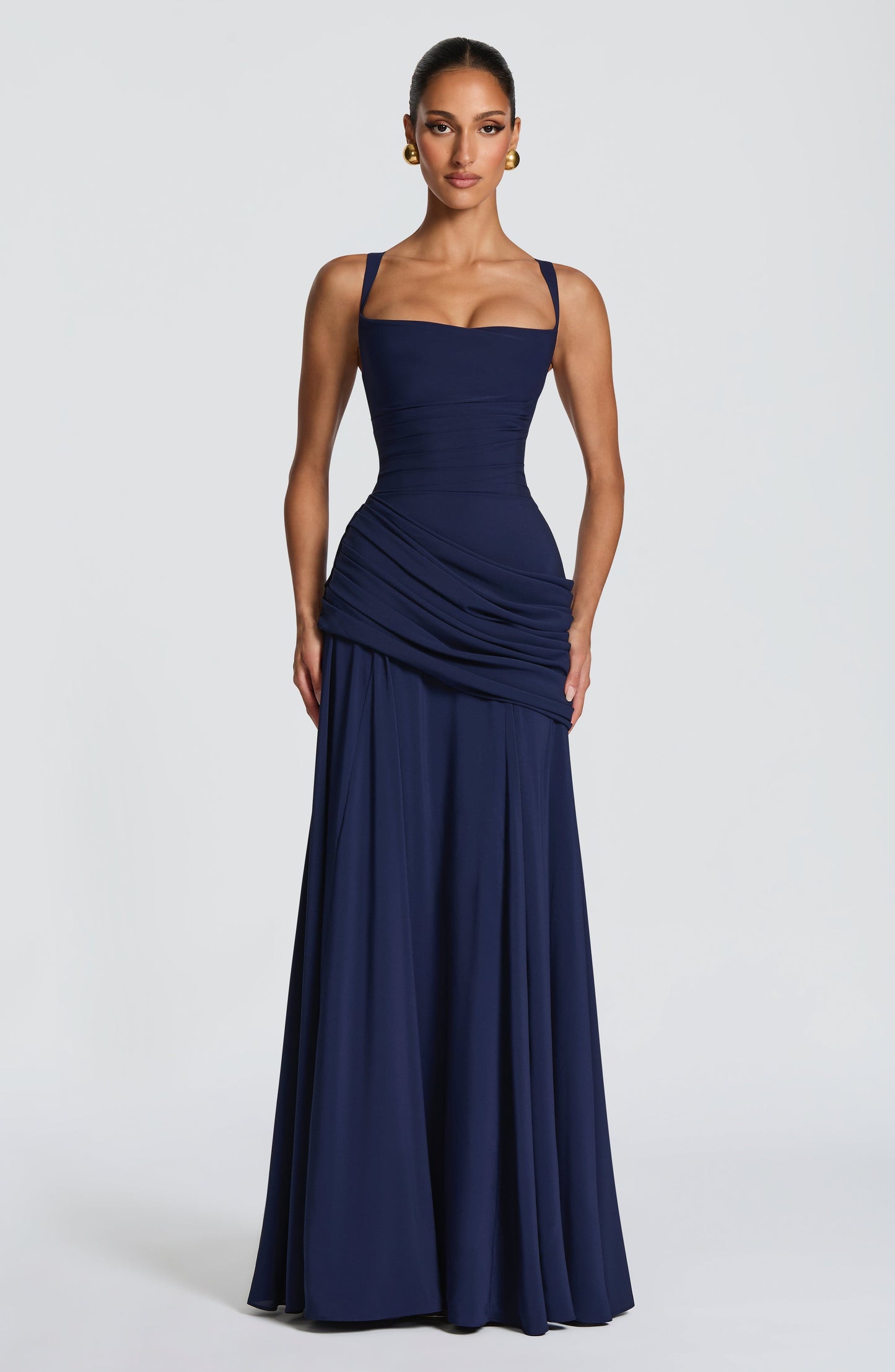 Sura Maxi Dress - Navy Dress Babyboo Fashion Premium Exclusive Design