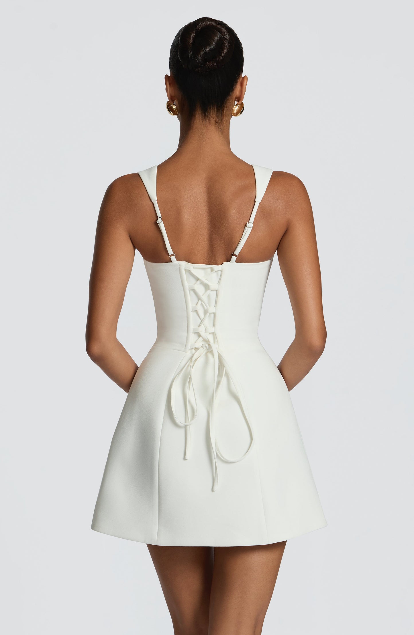 Iona Mini Dress - Ivory Dress Babyboo Fashion Premium Exclusive Design