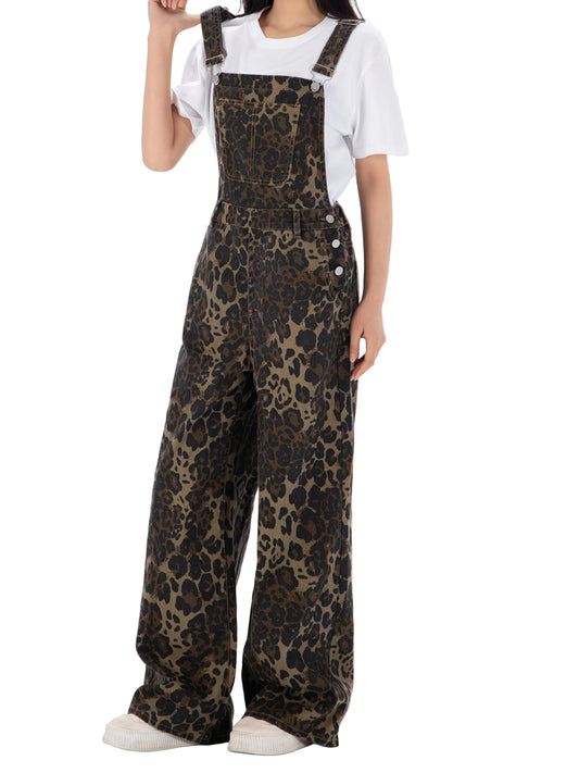 Women's Spotted Wide-Leg Jumpsuit