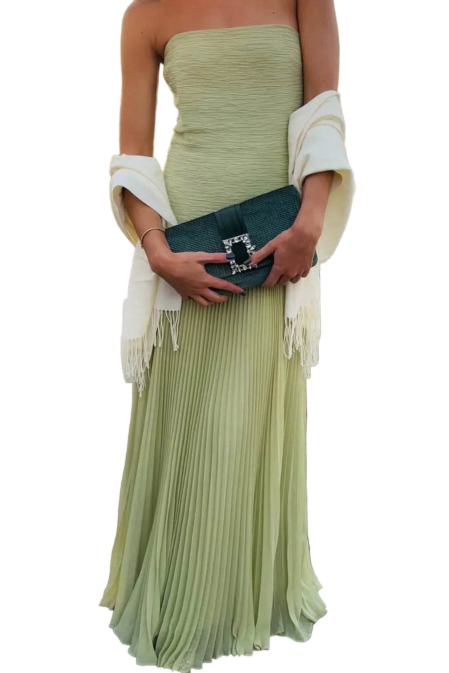 Skyla | Women's Strapless Maxi Wedding Guest Dress