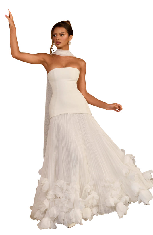 Seraphina Gown - Ivory Dress XS Babyboo Fashion Premium Exclusive Design